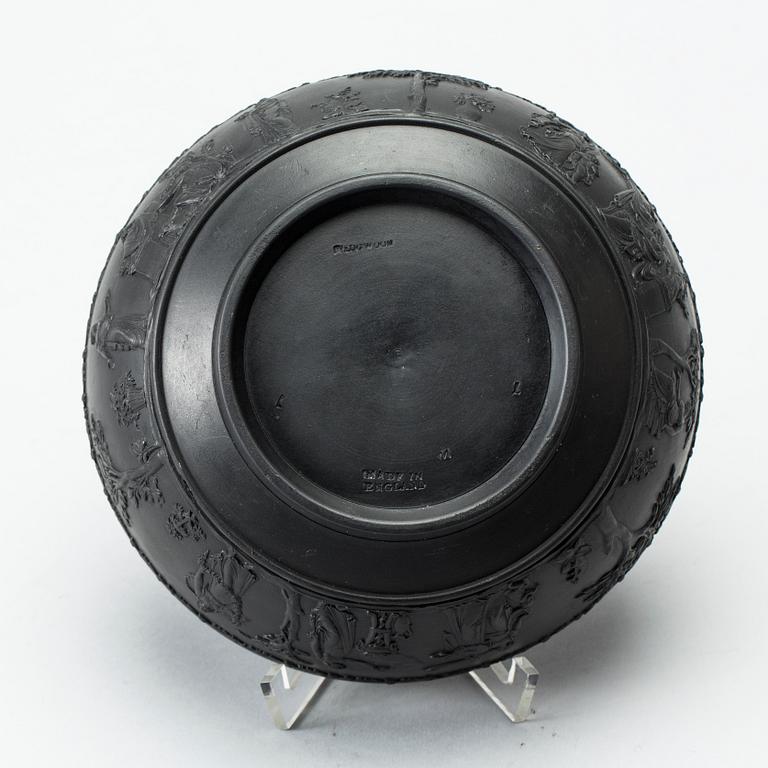 SKÅL, black basalt, Wedgwood, 1900-tal.