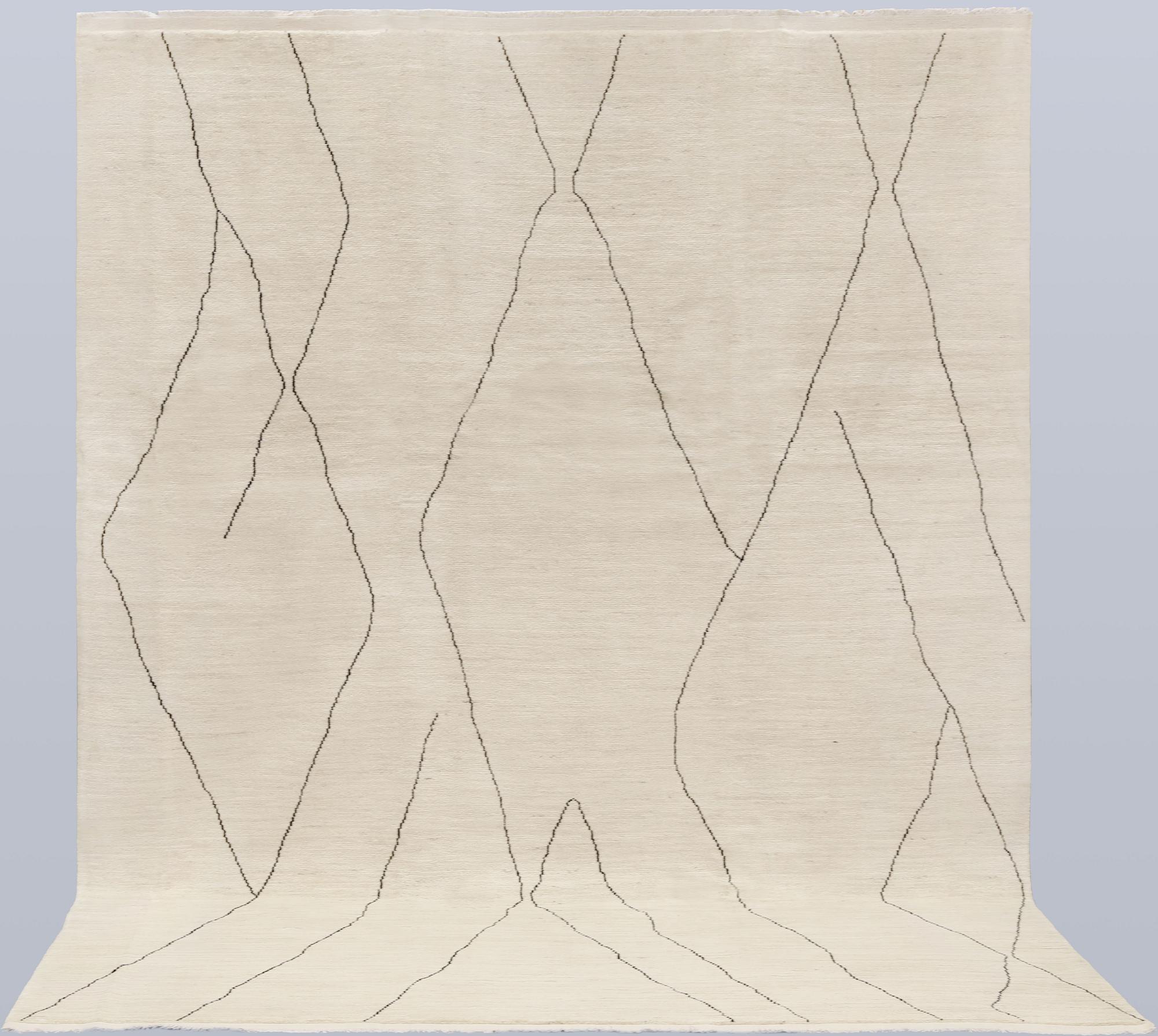 A Moroccan carpet, 335 x 258 cm.