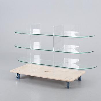 HYLLA, glas och plexi. modern tillverkning.