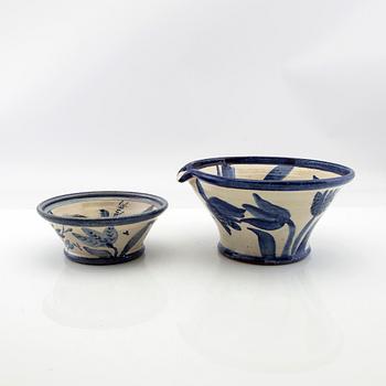 Eva Englund, 2 signed bowls.