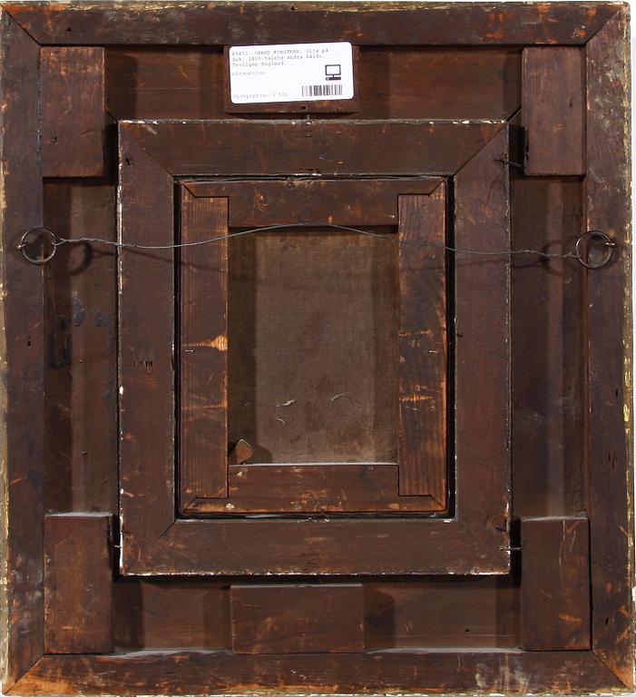 OKÄND KONSTNÄR. Olja på duk, 1800-talets andra hälft. Troligen England.