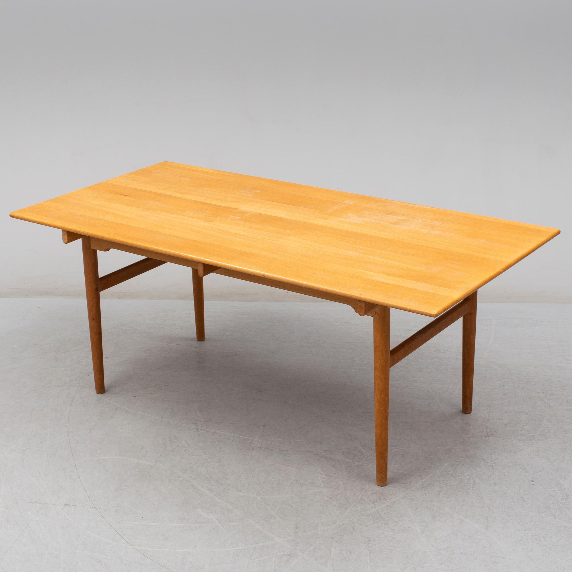 HANS J. WEGNER, a table, model "CH327", Andreas Tuck, Denmark, from the latter half of the 20th century.