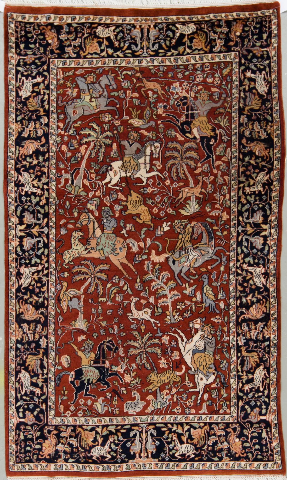 MATTA, Ghom, figural, old. Ca 202x115 cm.