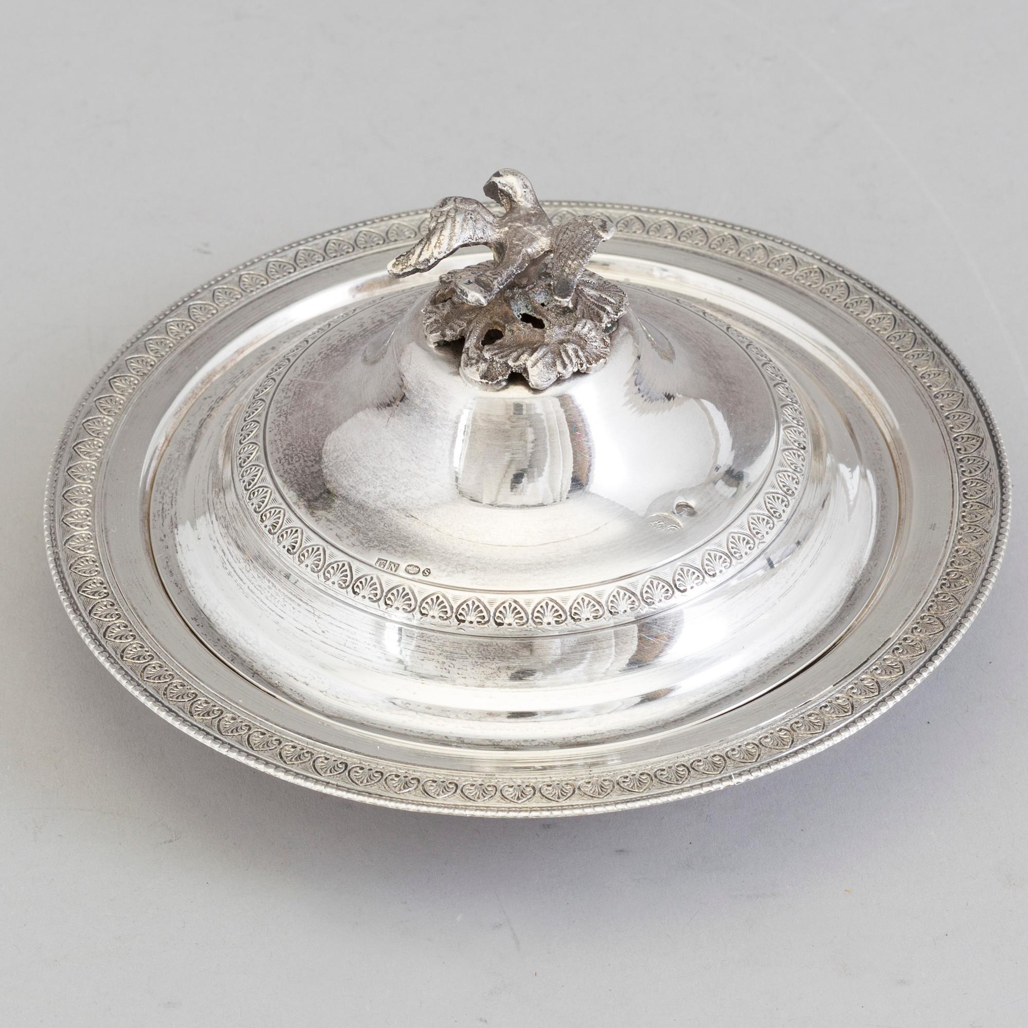 A silver bowl from the Ottoman empire, probably. Total weight 189 grams.