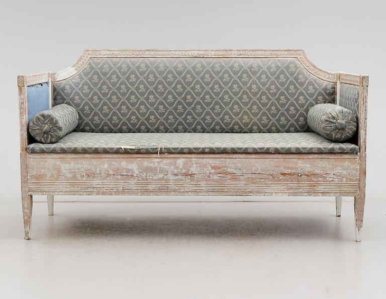 SOFFA, gustaviansk, sent 1700-tal.