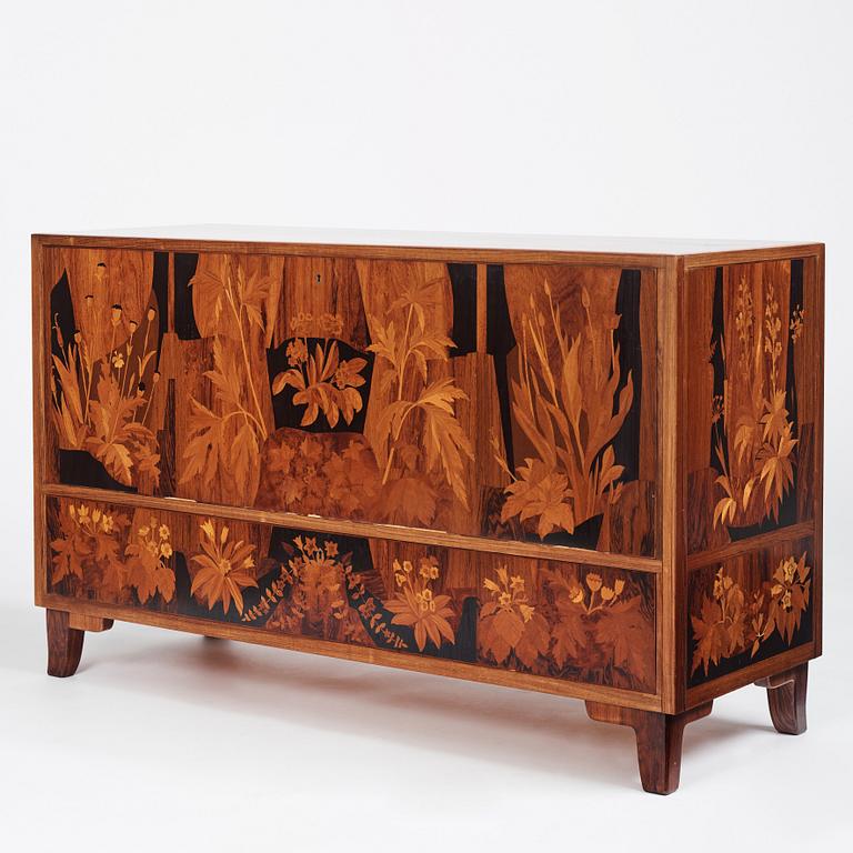 Carl Malmsten, a palisander sideboard/ chest, Sweden 1944.