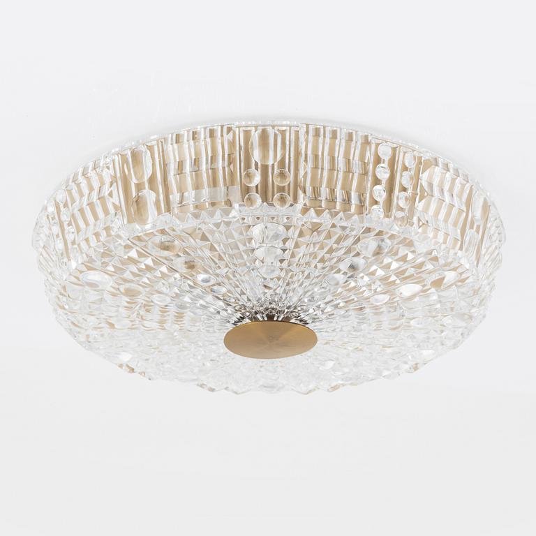 Carl Fagerlund, a ceiling light, Orrefors 1960's/70's.