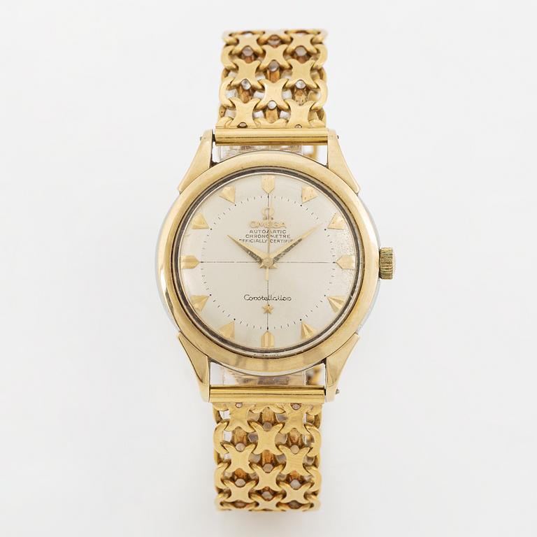 Omega, Constellation, "Pie-Pan", wristwatch, 35 mm.