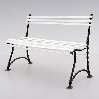 TRÄDGÅRDSSOFFA, gjutjärn, 1900-talets första hälft.