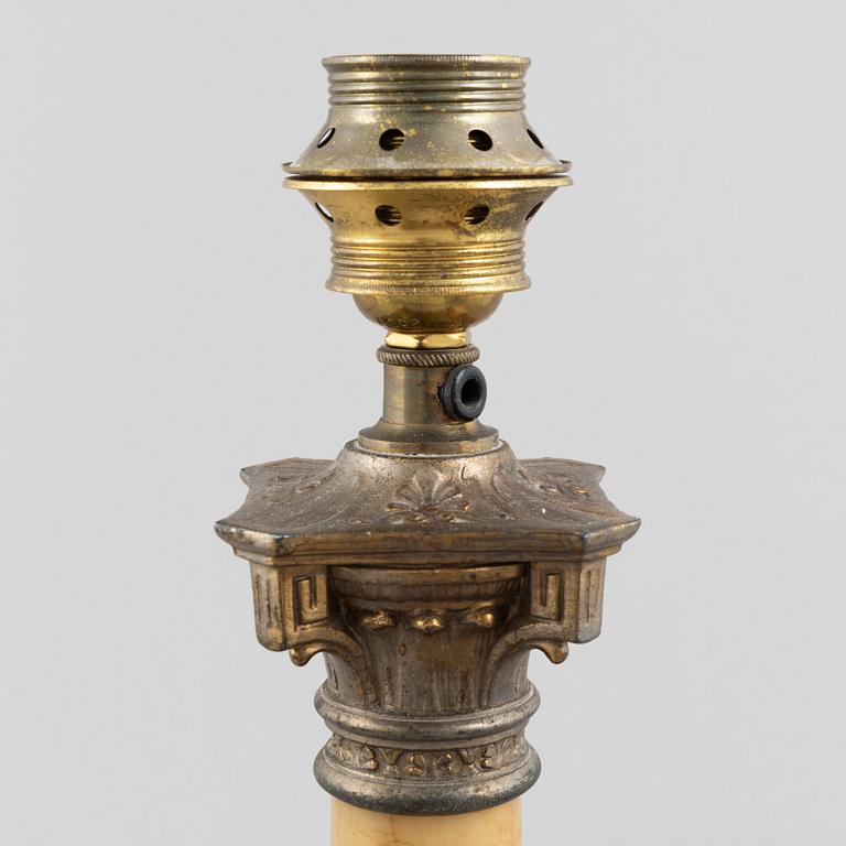 An Empire style table lamp, first half of the 20th century.