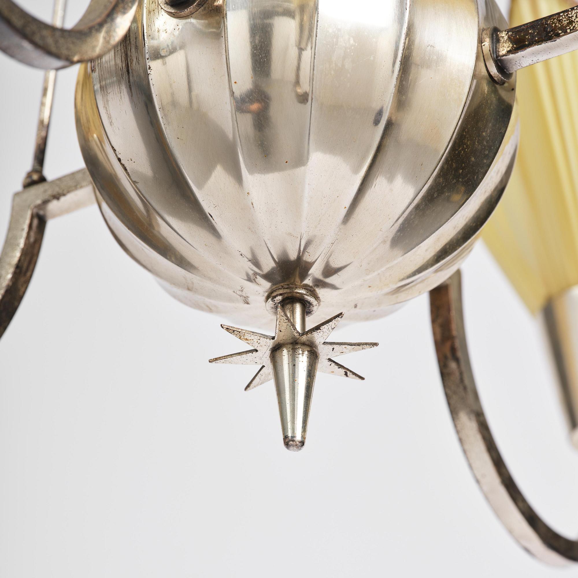 Elis Bergh, a Swedish Grace ceiling lamp, C.G. Hallberg, Stockholm, 1920s.