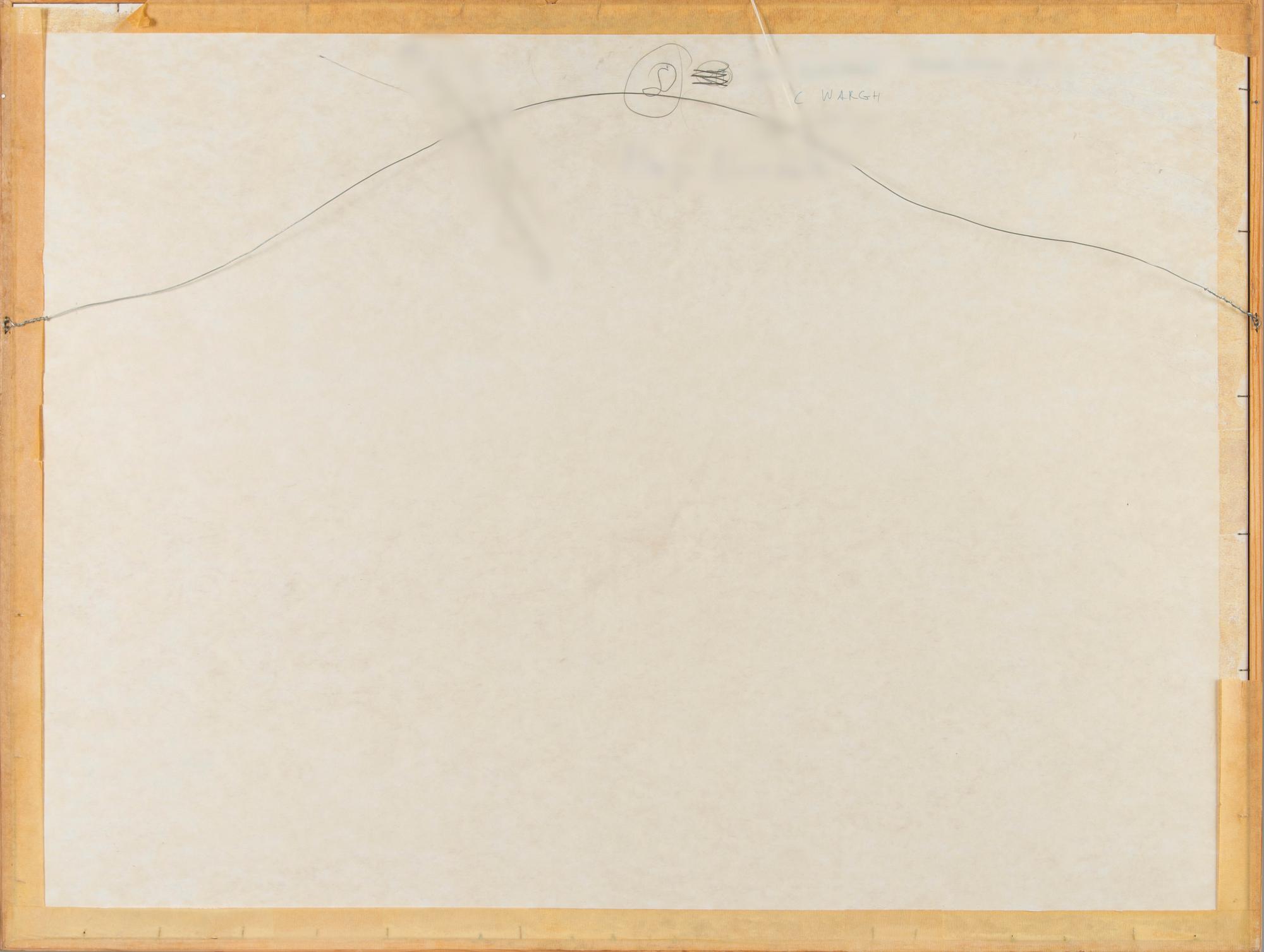 Carl Wargh, akvarell, signerad och daterad -76.