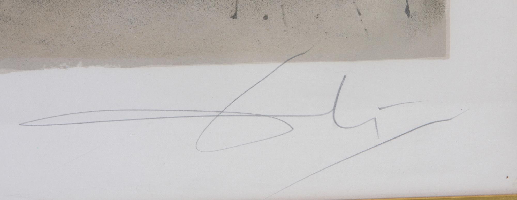 SALVADOR DALI , färglitografi, sign o numr XCIV/CXXV.