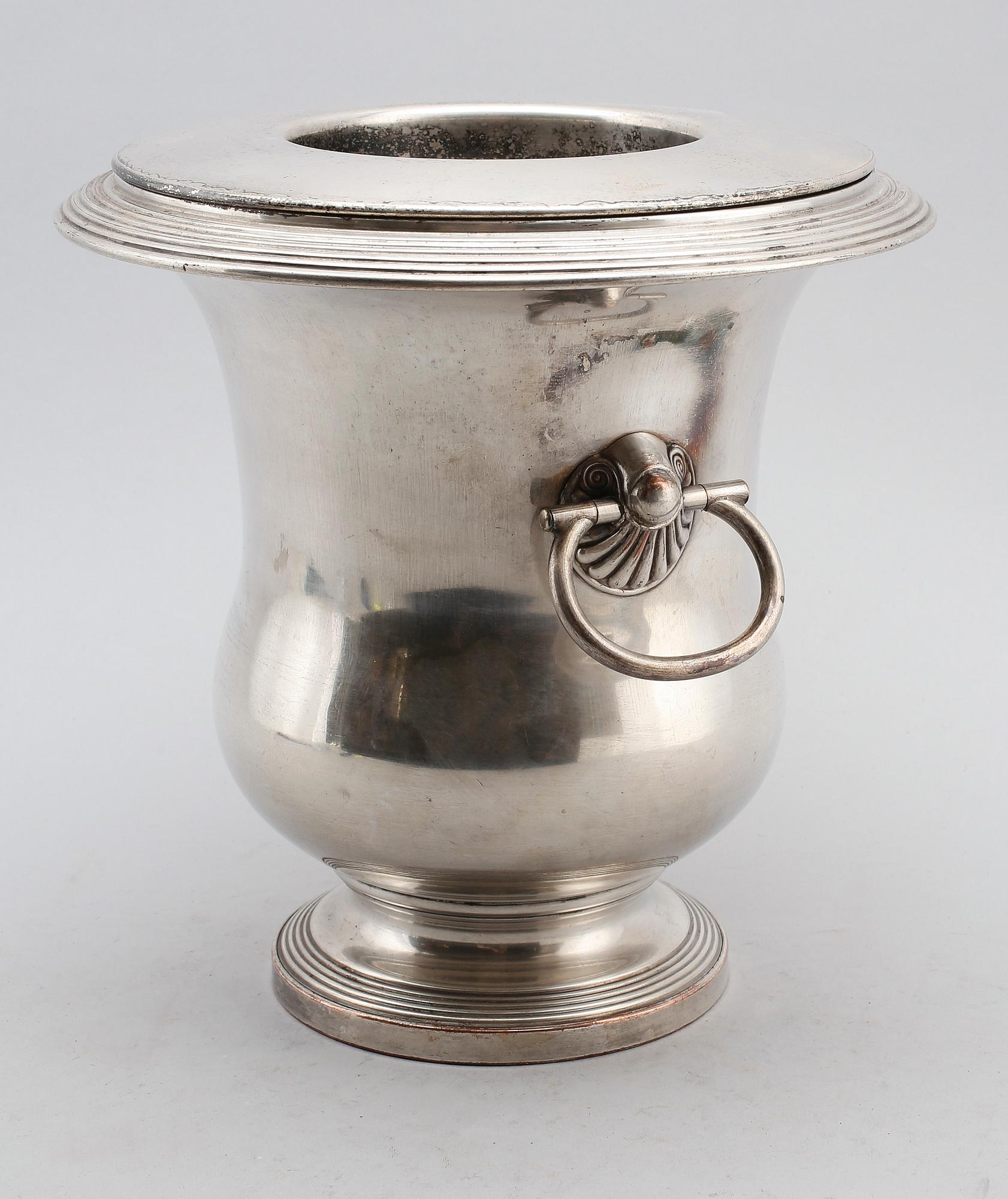 CHAMPAGNEKYLARE, pläter, art déco, Frankrike, 1900-talets första hälft.