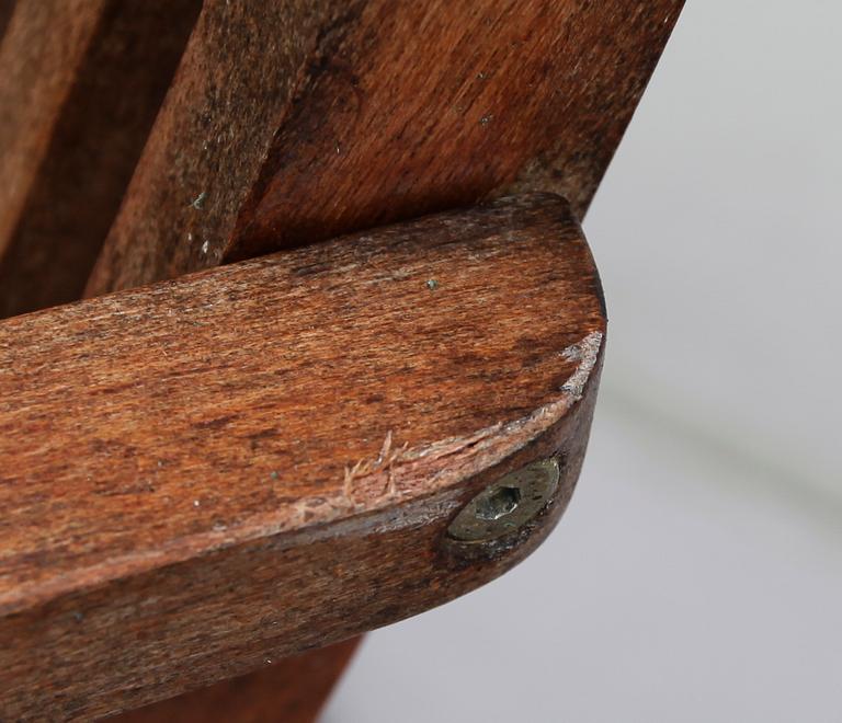 TRÄDGÅRDSSTOLAR, 3 st, 1900-talets andra hälft.