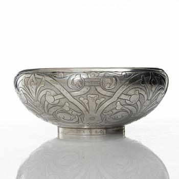 Skål, silver, J. Tostrup, Norge 1902.