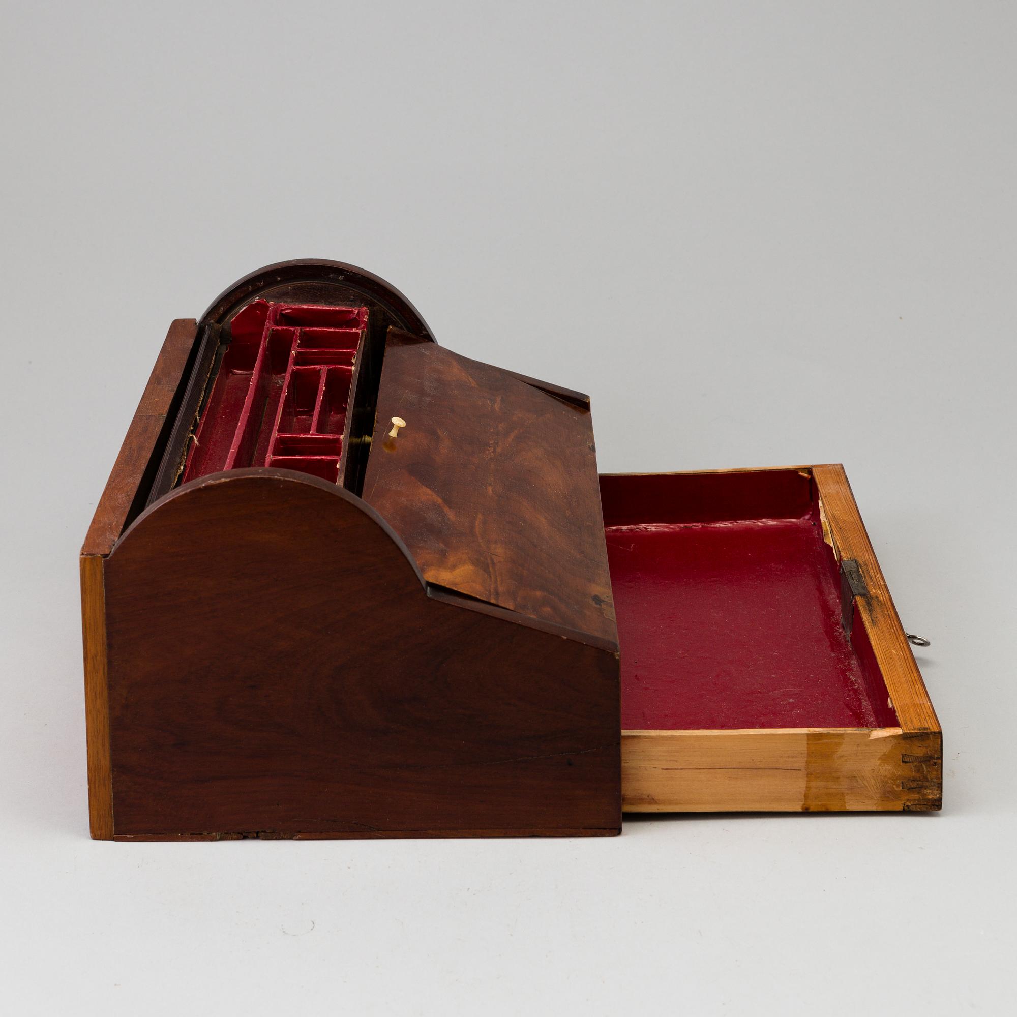 A 19th century writing box.