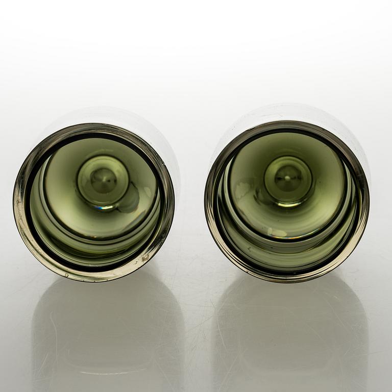 ERKKI VESANTO, VASER, 4 st, glas. Signerade.