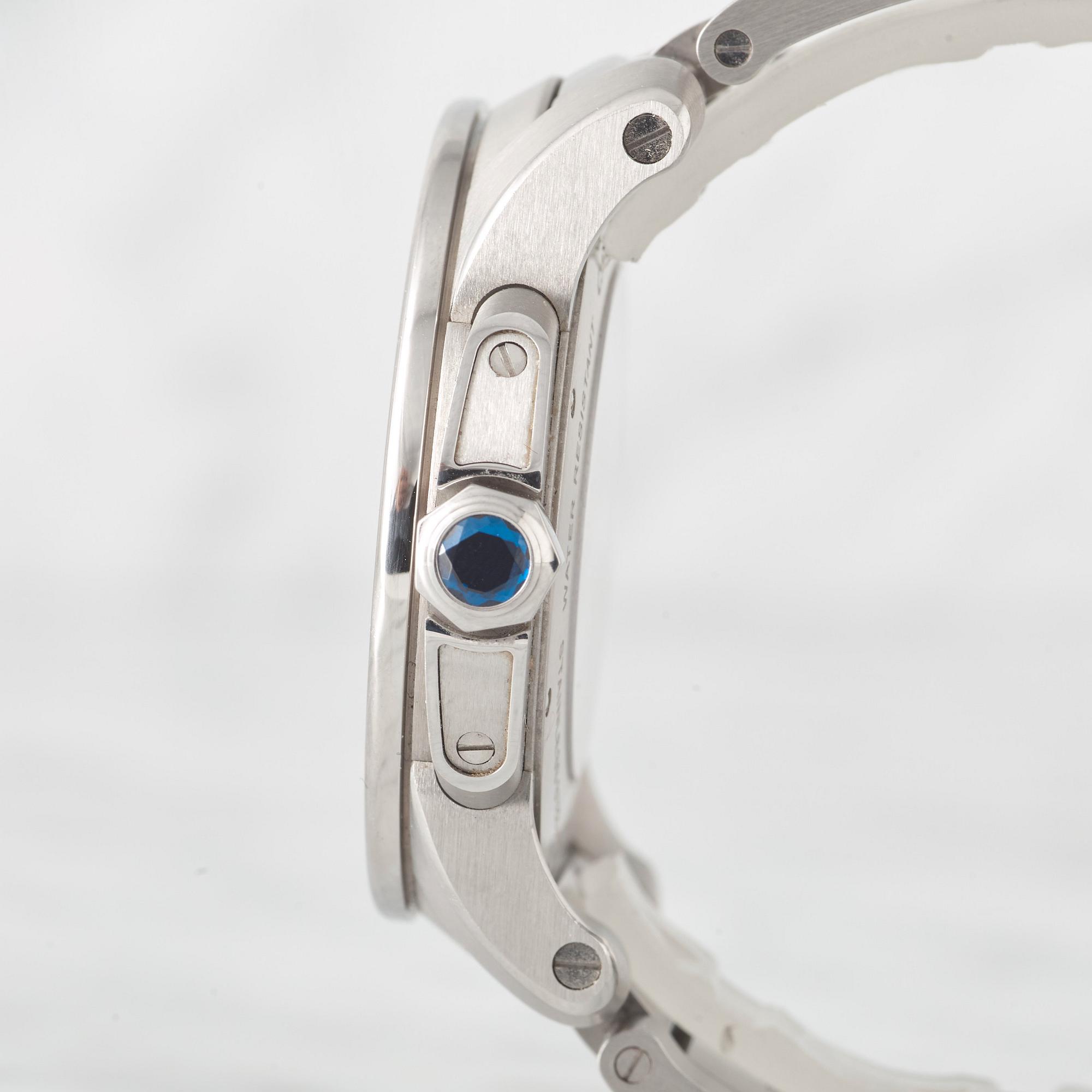 CARTIER, Calibre de Cartier, armbandsur, 42 mm,