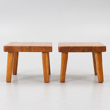Stools, a pair, second half of the 20th century.