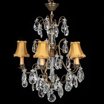 A rococo-style chandelier, 20th century.