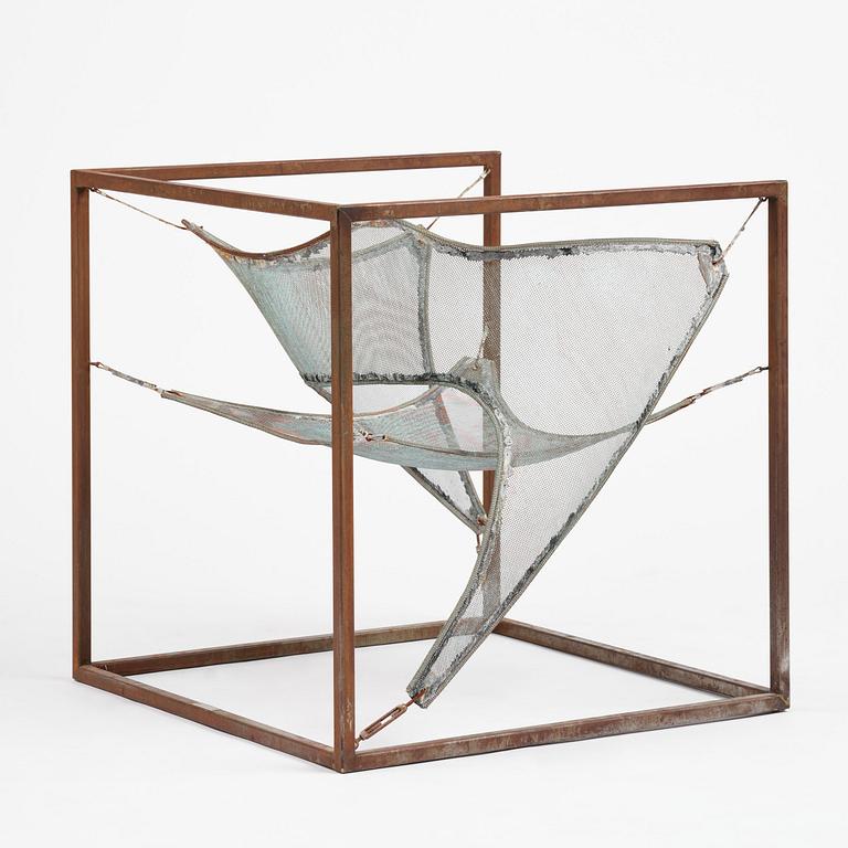 Sigurdur Gustafsson, a "Wind" easy chair/sculpture, ed. HC 4/5, Källemo, Värnamo, post 2003.