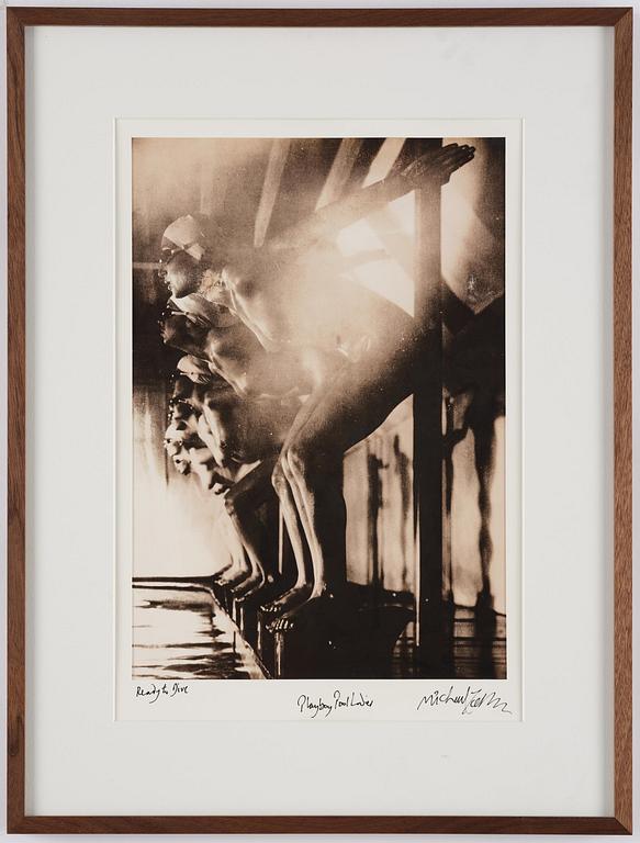 Michael Joseph, "Ready to Dive/Playboy Pool Ladies", 1980.