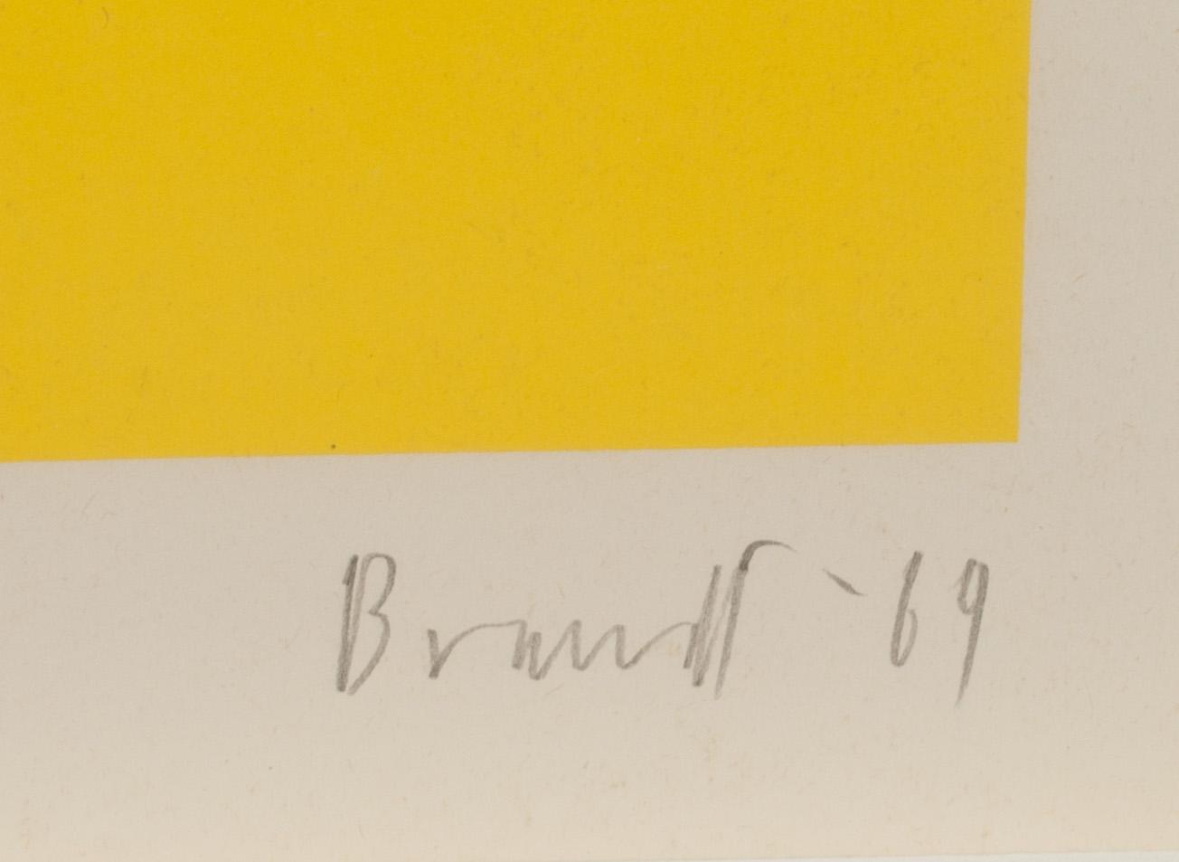 ANDREAS BRANDT, litografi, signerad, daterad -69 och numrerad 24/40.