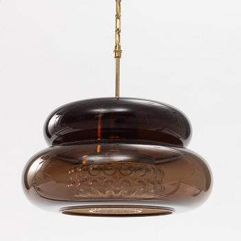 Carl Fagerlund,  a 'Bubblan' ceiling light, Orrefors.