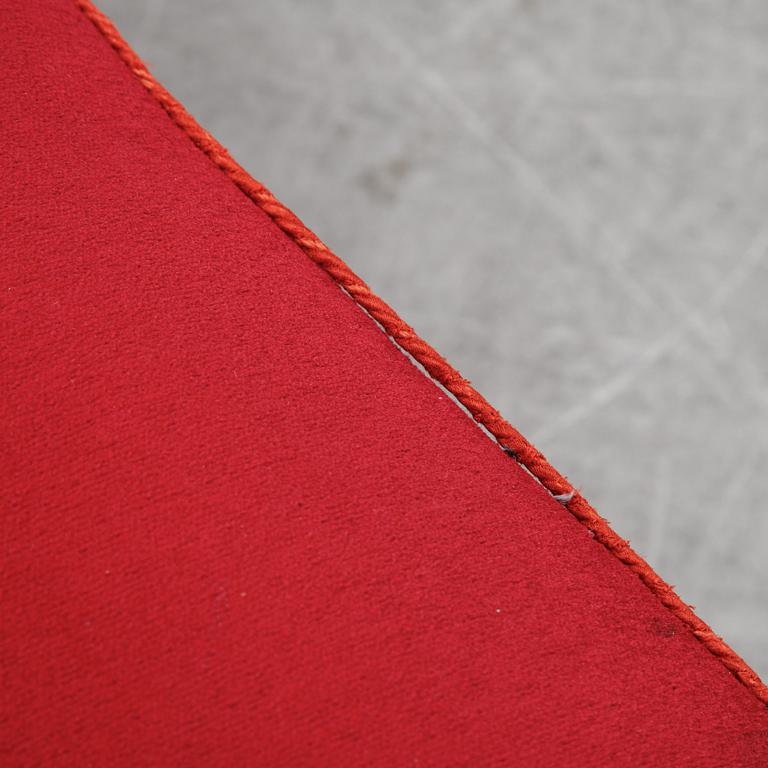 A first half of the 20th Century sofa with velvet upholstery.