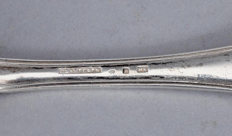 RAGUSKED, silver, Gustav Dahlgren, Malmö 1862. Vikt 81 gram.