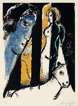 331. Marc Chagall, "Le profil bleu".