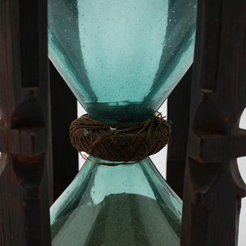 one 19th century hourglass.