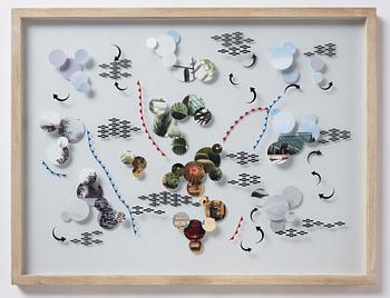Bigert & Bergström, photography and collage on glass, unique, 2010.