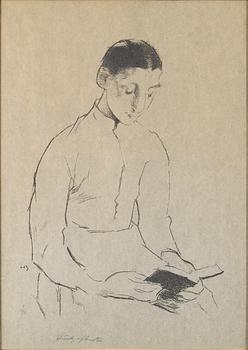 HELENE SCHJERFBECK, litograph, signed with pen, numbered 3/70.