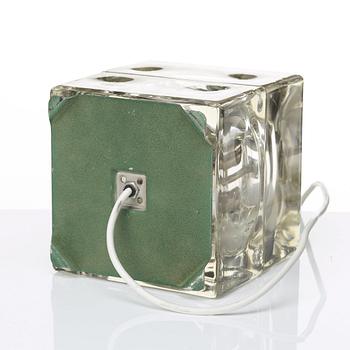 Alessandro Mendini, "Cubosfera", bordslampa, Fidenza Vetraria, Italien 1960-70-tal.