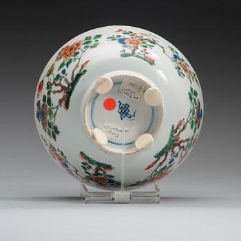 SKÅL, porslin, Qingdynastin Kangxi (1662-1722).