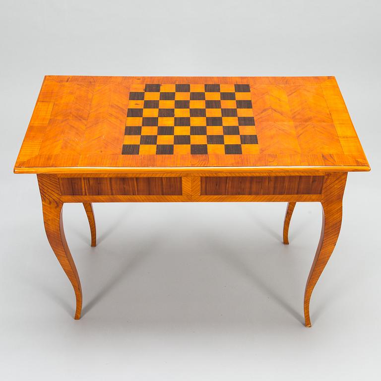 Spelbord, rokoko, Sverige ca 1770.