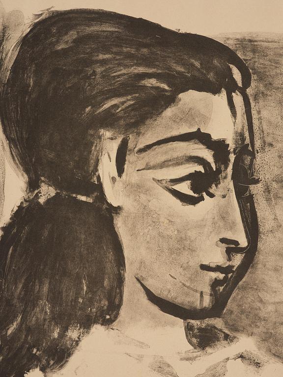 Pablo Picasso, "Buste de Femme au corsage blanc".