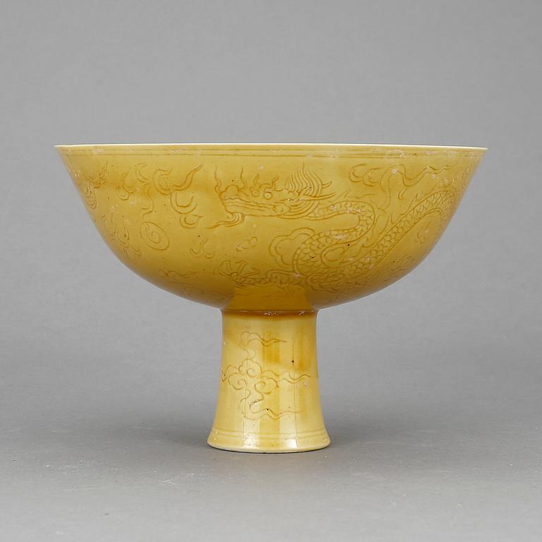 STEMCUP, porslin, Kina, 1900-tal.