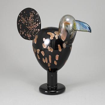 OIVA TOIKKA, a glass bird "Ladybird", numbered 626/1000, signed O. Toikka Nuutajärvi .