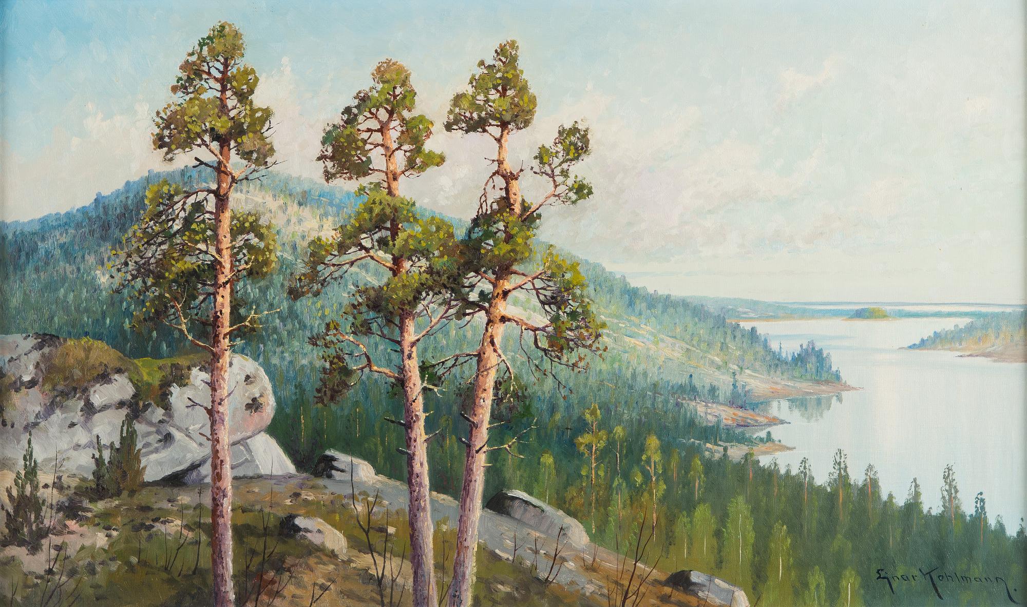 Ejnar Kohlmann, Insjölandskap.