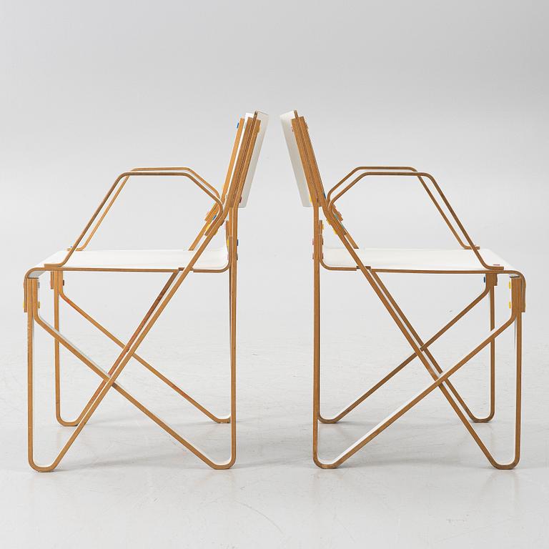 Lars Liljekvist, a pair of armchairs, 2000s.