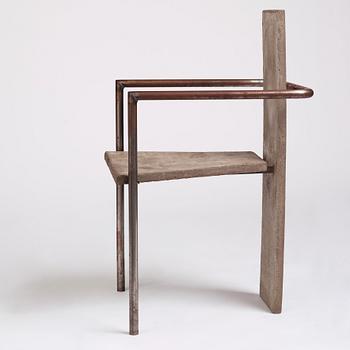 Jonas Bohlin, a 'Concrete' armchair, ed. 35/100, Källemo, Värnamo, Sweden post 1981.