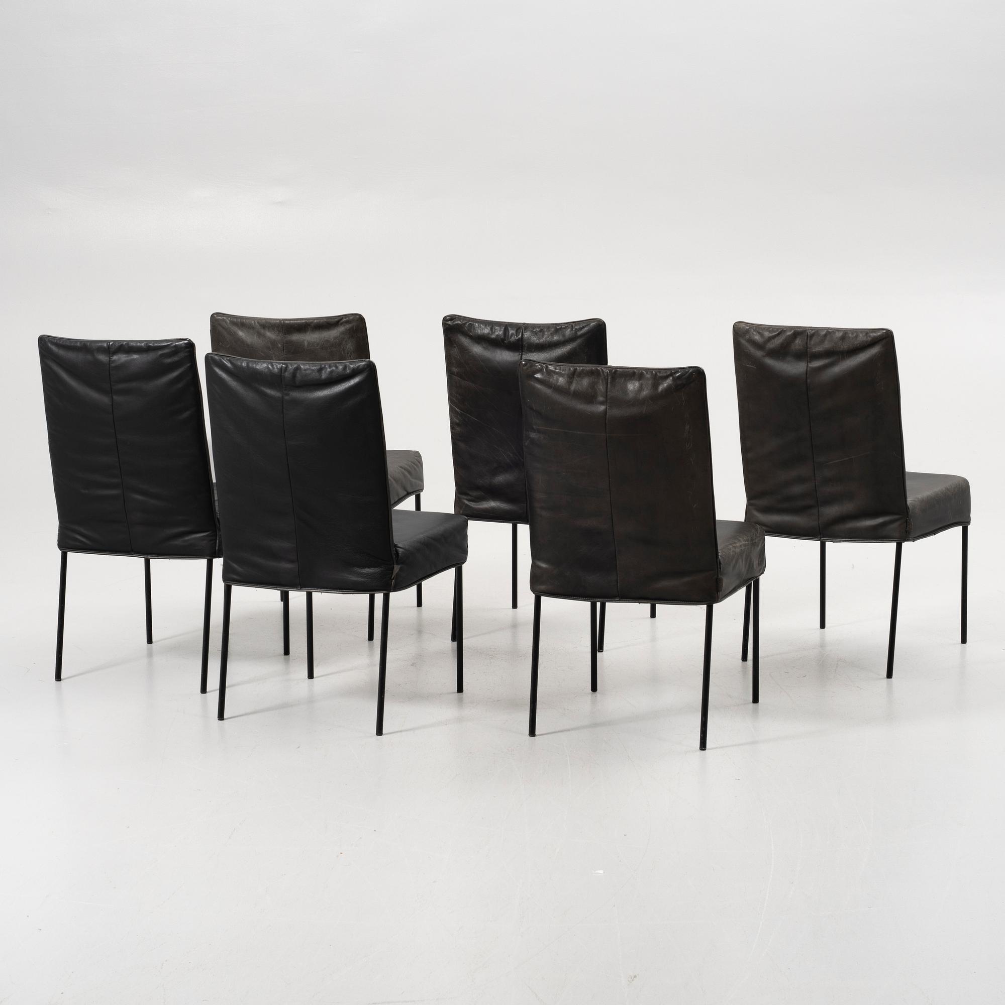 Gijs Papavoine, Chairs, six, “Spica”, Montis, latter half of the 20th century.