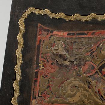 A BOULLE STYLE BUREAU, around 1900.