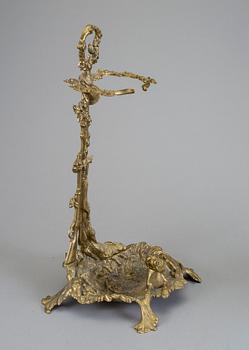 PARAPLYSTÄLL, gulmetall, 1900-talets andra hälft.