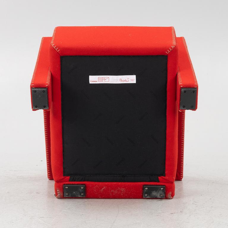 Gerrit Rietveld, fåtölj, "Utrecht", Cassina, 2000-tal.