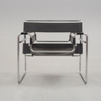 A "Wassily" chair by Marcel Breuer, Gavina, 1970s.