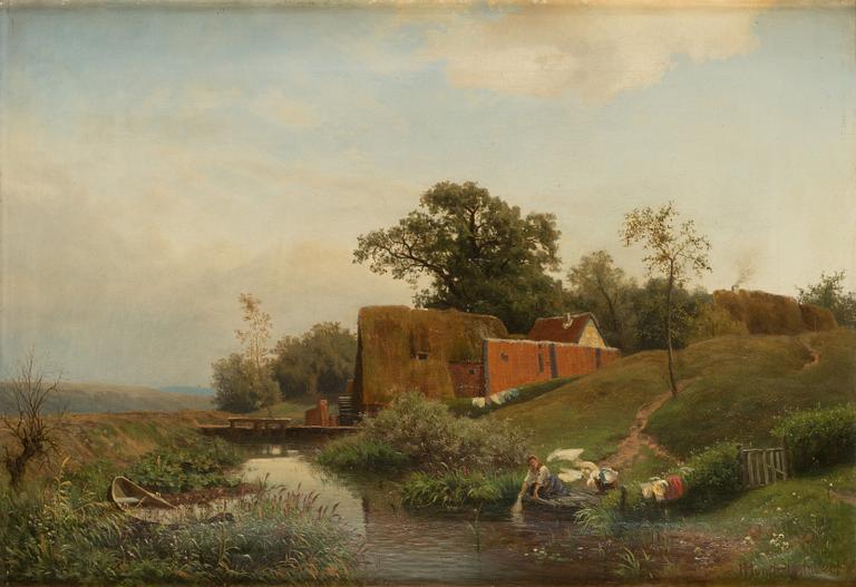 Hjalmar Munsterhjelm, Puron laidalla.